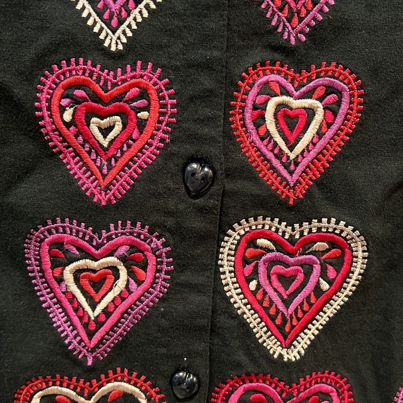 Michael Simon Lite cotton heart design jacket - Large VG condition - Picture 3 of 6